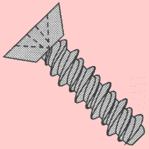 Self Tapping Screws High-Low - Flat Head